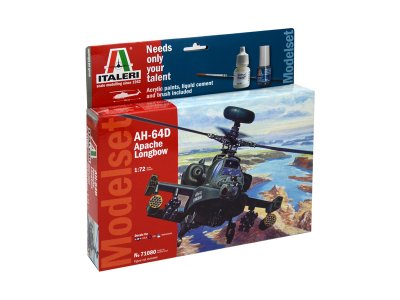 Italeri Model Set AH-64D Apache Longbow (1:72)