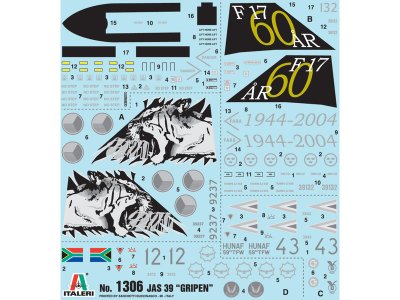 Italeri Saab JAS-39 Gripen (1:72) (sada)