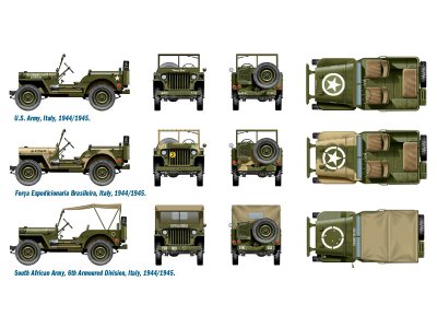 Italeri Easy Kit - 1/4 Ton 4x4 TRUCK (1:72)