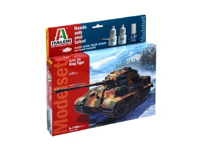 Italeri Model Set Sd.Kfz. 182 King Tiger (WWII) (1:72)