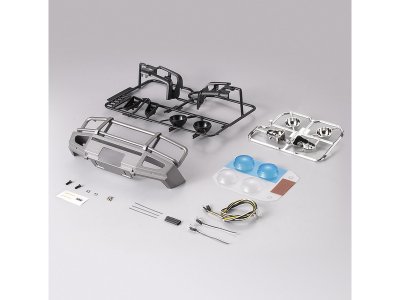 Killerbody stříbrný nárazník 1:10 s LED