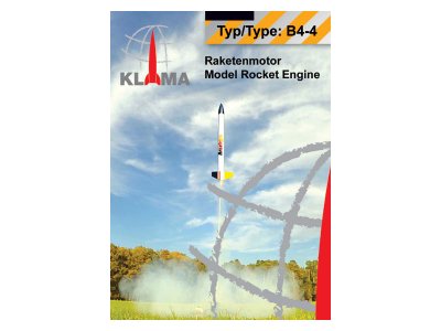 Klima raketový motor B4-4 EL (30ks)