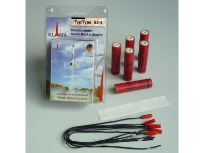 Klima raketový motor B2-4 EL (6ks)