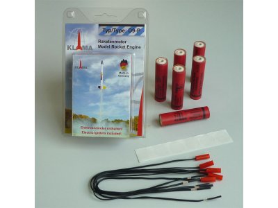Klima raketový motor D9-P EL (6ks)