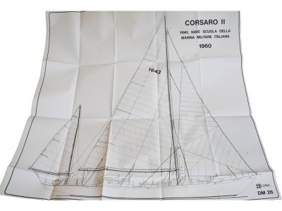 COREL Corsaro II plachetnice 1:24 kit