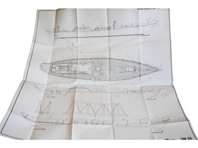 COREL Corsaro II plachetnice 1:24 kit