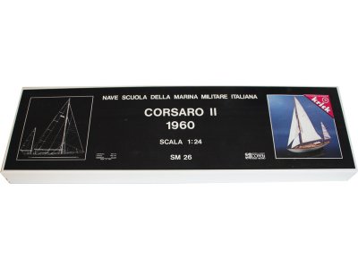 COREL Corsaro II plachetnice 1:24 kit