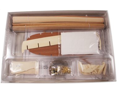 COREL Paranza rybářská loď 1:25 kit