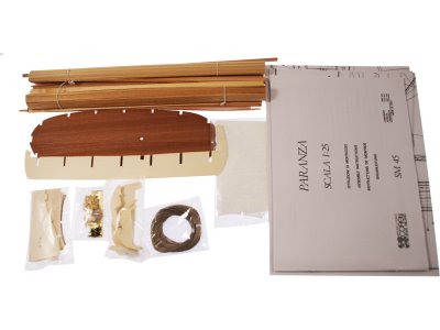 COREL Paranza rybářská loď 1:25 kit