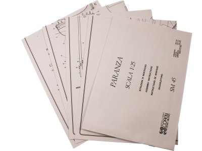 COREL Paranza rybářská loď 1:25 kit