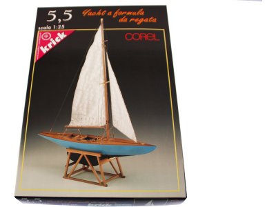 COREL S.I. 5.5m plachetnice 1:25 kit