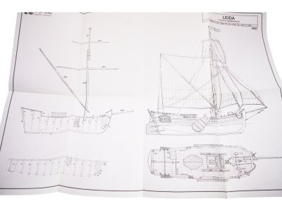 COREL Leida rybářská loď 1:64 kit