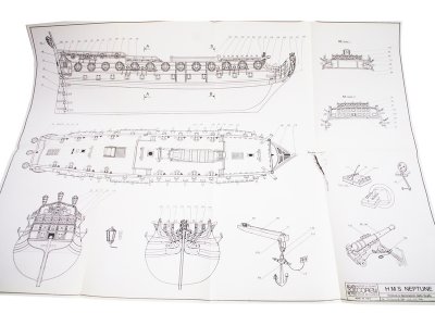COREL H.M.S. Neptune 1:90 kit