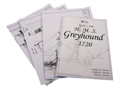 COREL H.M.S. Greyhound fregata 1720 1:100 kit