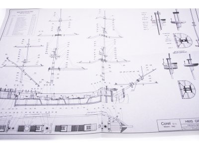 COREL H.M.S. Greyhound fregata 1720 1:100 kit