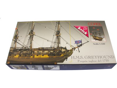 COREL H.M.S. Greyhound fregata 1720 1:100 kit