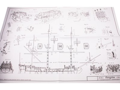 COREL H.M.S. Peregrine 1749 1:96 kit