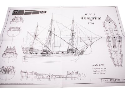 COREL H.M.S. Peregrine 1749 1:96 kit