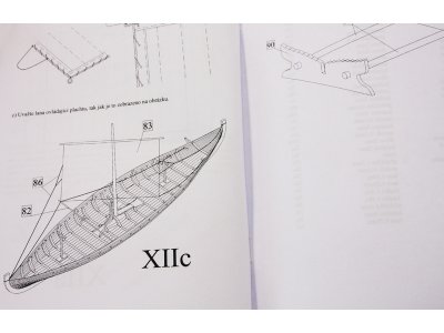 Dušek Vikingská loď Gokstad 1:72 kit
