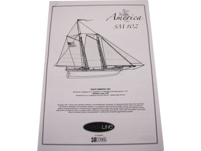 COREL America Yacht 1:155 kit