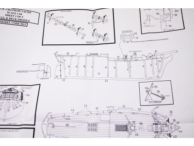 CALDERCRAFT H.M. Chatham 1660 1:64 kit