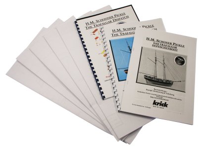 CALDERCRAFT H.M. Pickle škuner 1805 1:64 kit