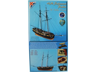 CALDERCRAFT H.M. Pickle škuner 1805 1:64 kit