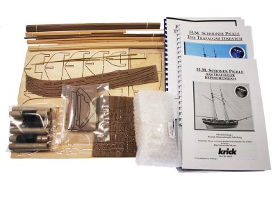 CALDERCRAFT H.M. Pickle škuner 1805 1:64 kit