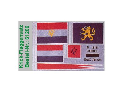 Krick Sada vlajek Half Moon
