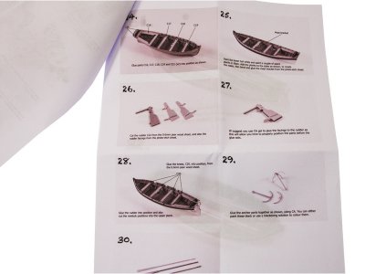 Vanguard Models Kutter člun 18" 1:64 kit