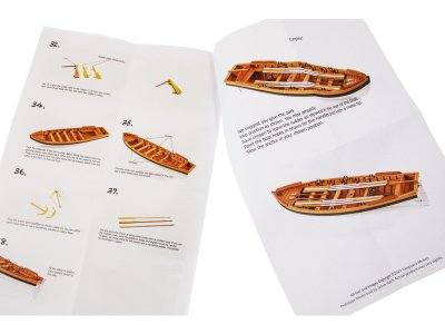 Vanguard Models Jolle člun 22" 1:64 kit