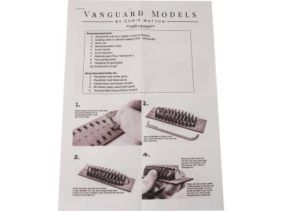 Vanguard Models Launch člun 24" 1:64 kit