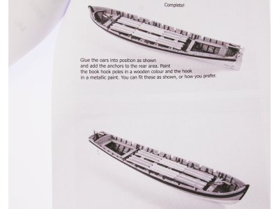 Vanguard Models Barge člun 32" 1:64 kit