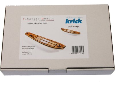 Vanguard Models Barge člun 32" 1:64 kit
