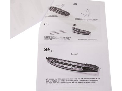 Vanguard Models Pinnace člun 32" 1:64 kit