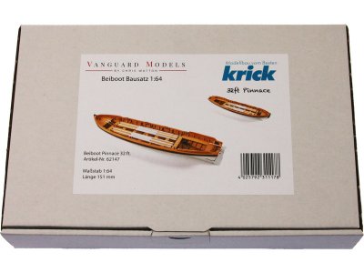 Vanguard Models Pinnace člun 32" 1:64 kit