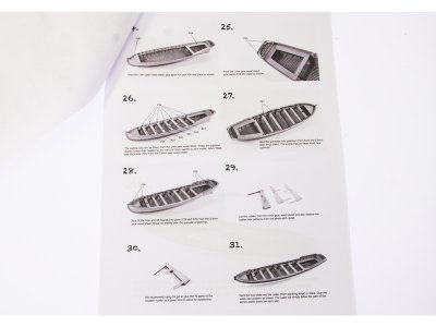 Vanguard Models Pinnace člun 32" 1:64 kit