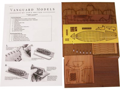 Vanguard Models Launch člun 34" 1:64 kit