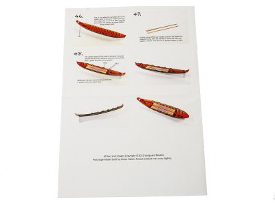 Vanguard Models admirálský člun 36" 1:64 kit