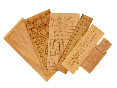 Vanguard Models admirálský člun 36" 1:64 kit