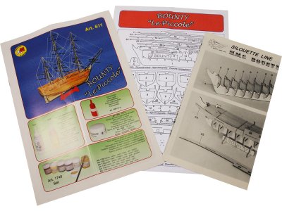 Mantua Model HMS Bounty Le Piccole 1:120 kit