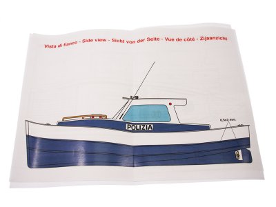 Mantua Model Policejní člun 1:35 kit