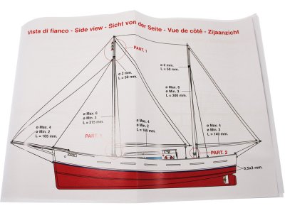 Mantua Model Plachetnice Capri 1:35 kit