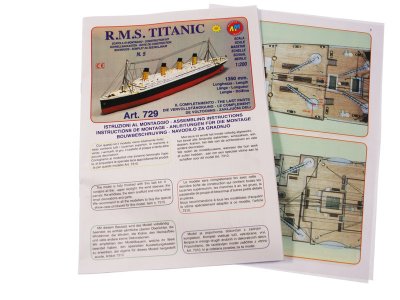 Mantua Model Titanic 1:200 sada č.5 kit