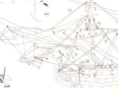 Mantua Model HMS Victory (Sergal) 1:78 kit