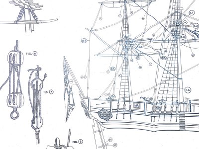 Mantua Model HMS Bounty 1:60 kit