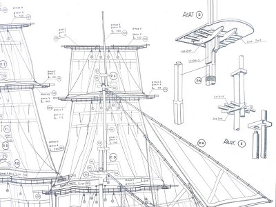 Mantua Model HMS Bounty 1:60 kit
