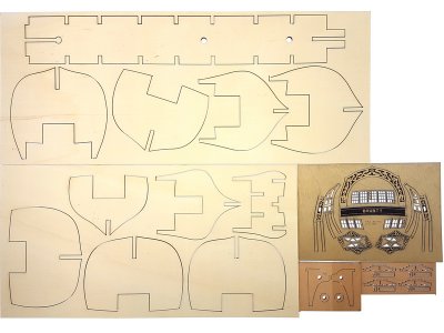 Mantua Model HMS Bounty 1:60 kit