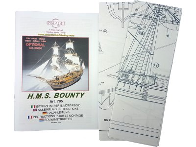 Mantua Model HMS Bounty 1:60 kit
