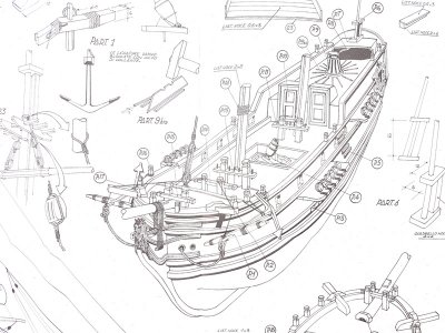 Mantua Model Race Horse 1:47 kit